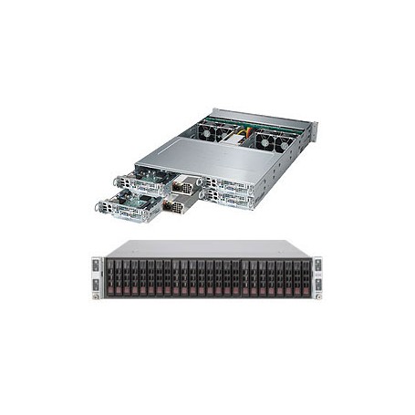 Supermicro SuperServer 2027PR-HC0TR Intel® C602 LGA 2011 (Socket R) Armadio (2U) Nero (SYS-2027PR-HC0TR)