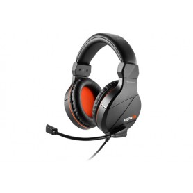 Sharkoon RUSH ER3 Cuffia Padiglione auricolare Connettore 3.5 mm Nero, Rosso (4044951021697)