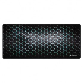Sharkoon SKILLER SGP30 Tappetino per mouse per gioco da computer Nero, Verde (4044951032181)