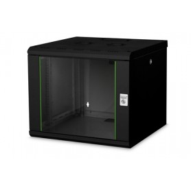 Digitus DN-19 09U-6/6-SW rack 9U Da parete Nero (DN-19 09U-6/6-SW)