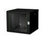Digitus DN-19 09U-6/6-SW rack 9U Da parete Nero (DN-19 09U-6/6-SW)