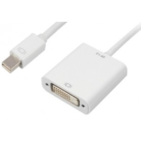 Sharkoon 0.15m, Mini DisplayPort/DVI 0,15 m Bianco (4044951017386)