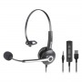 UJM-CUFFIA BUSINESS MIC USB/JACK (HHEADM-UJM)