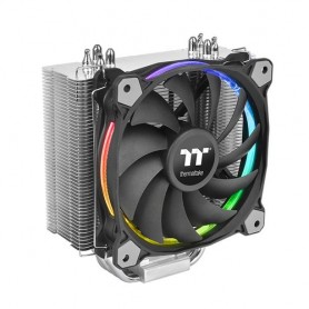 Thermaltake Riing Silent 12 RGB Sync Edition Processore Refrigeratore 12 cm Nero, Metallico (CL-P052-AL12SW-A)