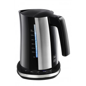 Melitta 6766976 bollitore elettrico 1,7 L 2400 W Nero, Acciaio inossidabile (221707)