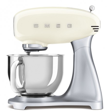 Smeg SMF02CREU sbattitore Sbattitore con base 800 W Crema, Argento (SMF02CREU)