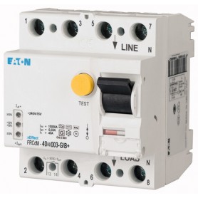 Eaton FRCDM-40/4/003-G/B+ interruttore automatico Dispositivo a corrente residua (167881)