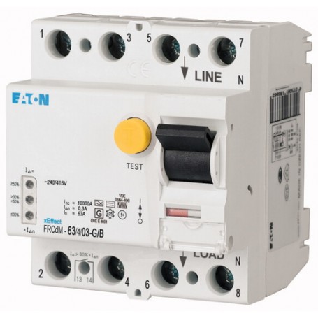 Eaton FRCDM-63/4/03-G/B interruttore automatico Dispositivo a corrente residua (167898)