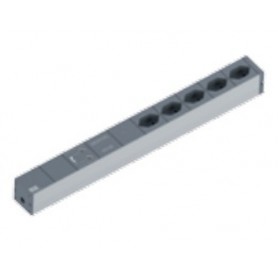 Bachmann 19" IT Basic unità di distribuzione dell'energia (PDU) 5 presa(e) AC 1U (800.1265)