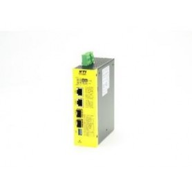 KTI Networks KGC-460-HP convertitore multimediale di rete Interno 1000 Mbit/s Metallico, Giallo (KGC-460-HP)