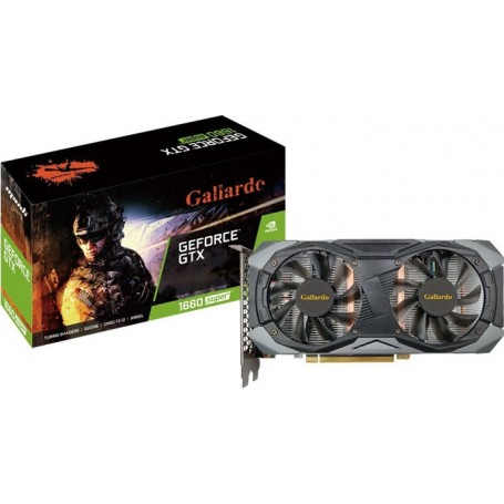 Manli GeForce GTX 1660 Super Gallardo 6GB GDDR6 (Non-LHR) N5371660SM2436A (N5371660SM2436A_PROMO)