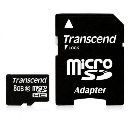 Transcend TS8GUSDHC10 memoria flash 8 GB MicroSDHC NAND Classe 10 (TS8GUSDHC10)