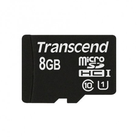 Transcend 8GB microSDHC Class 10 UHS-I memoria flash MLC Classe 10 (TS8GUSDU1)