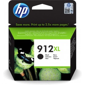 HP 912XL High Yield Black Original Ink Cartridge cartuccia d'inchiostro 1 pz Resa elevata (XL) (3YL84AE)