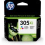 HP 305XL High Yield Tri-color Original Ink Cartridge cartuccia d'inchiostro 1 pz Resa elevata (XL) Ciano, Magenta, Gia (3YM63AE)