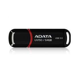 ADATA 64GB DashDrive UV150 unità flash USB USB tipo A 3.2 Gen 1 (3.1 Gen 1) Nero (AUV150-64G-RBK)