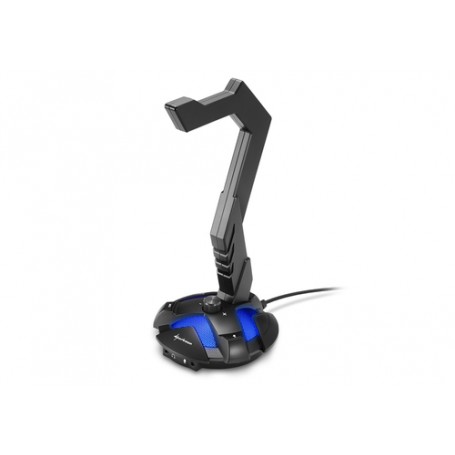 Sharkoon X-Rest 7.1 Supporto attivo Cuffie, Cuffia Nero (4044951019045)