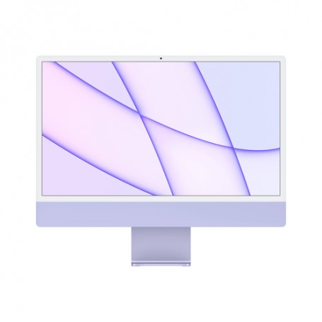 Apple iMac 61 cm (24") 4480 x 2520 Pixel Apple M 8 GB 256 GB SSD PC All-in-one macOS Big Sur Wi-Fi 6 (802.11ax) Porpora (Z130)