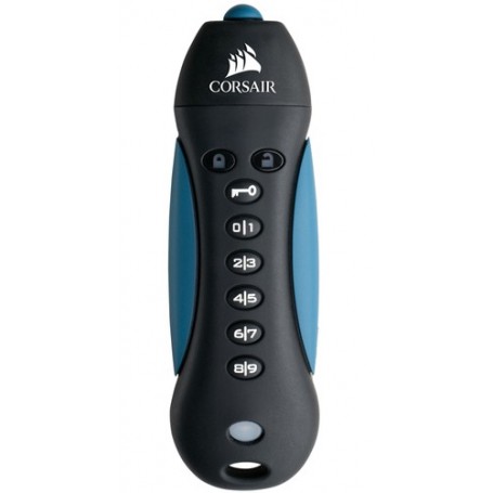 Corsair Padlock 3 unità flash USB 128 GB USB tipo A 3.2 Gen 1 (3.1 Gen 1) Nero, Blu (CMFPLA3B-128GB)