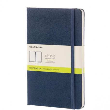 TACCUINO LARGE BLU RIGIDO PPBIANCHE (QP062B20)