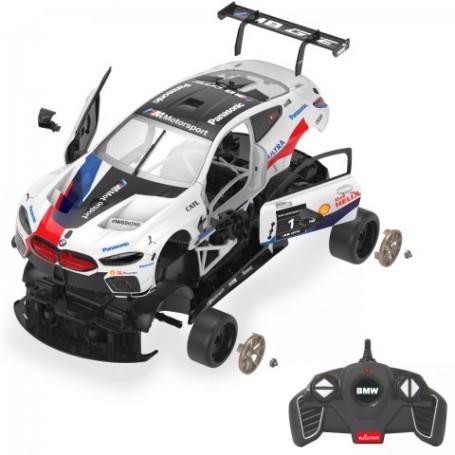 Jamara BMW M8 GTE Motore elettrico 1:18 Macchina da corsa fuoristrada (403130)