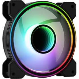 Aerocool Mirage 12 ARGB Case per computer Ventilatore 12 cm Nero (ACF3-MR10217.11)