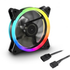 Sharkoon Shark Blades PWM Case per computer Ventilatore 12 cm Nero 1 pz (4044951034307)