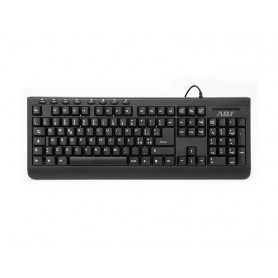TASTIERA USB MULTIMEDIA PURE TA108 BK 113 TASTI PLUG&PLAY ADJ (500-00035)