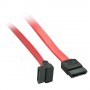 Lindy 33351 cavo SATA 0,5 m SATA 7-pin Nero, Rosso (33351)