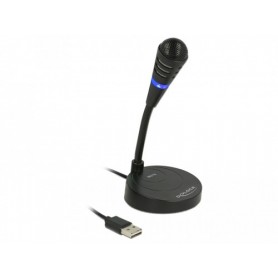 DeLOCK 65868 microfono Nero Microfono per PC (65868)
