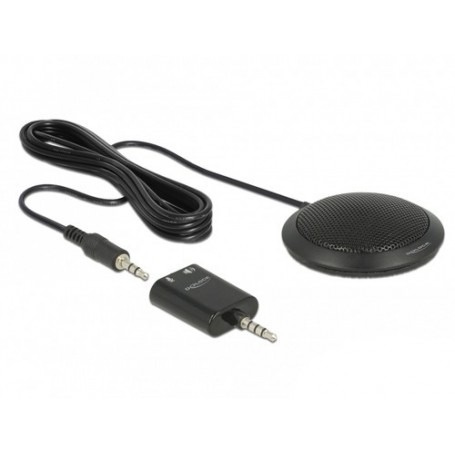 DeLOCK 65873 microfono Nero Microfono da tavolo (65873)