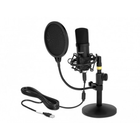DeLOCK 66300 microfono Nero (66300)
