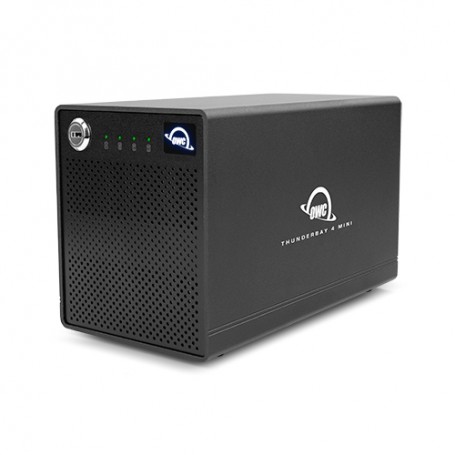 OWC ThunderBay 4 mini Box esterno HDD/SSD Nero 2.5" (OWCTB3QMSR00GB)