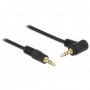 DeLOCK 3.5 mm, 1 m cavo audio 3.5mm Nero (83754)