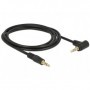 DeLOCK 2m 3.5mm M/M cavo audio Nero (83756)