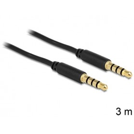 DeLOCK 3.5mm - 3.5mm, 3m cavo audio Nero (83437)