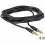 DeLOCK 3.5mm - 3.5mm, 3m cavo audio Nero (83437)