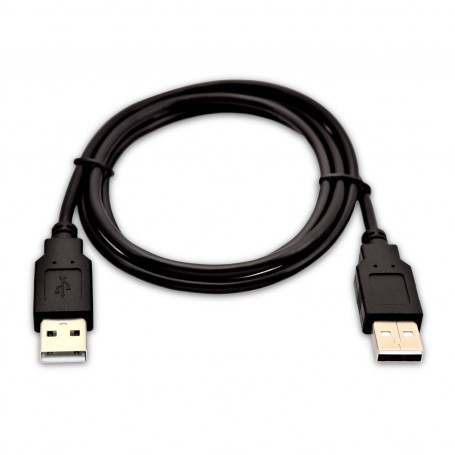 V7 1 m (3,3 piedi) USB A (maschio) a USB A (maschio), nero (V7USB2AA-01M-1E)
