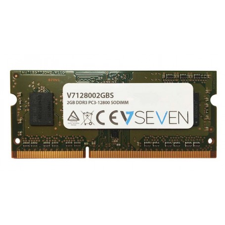 V7 V7128002GBS memoria 2 GB 1 x 2 GB DDR3 1600 MHz (V7128002GBS)