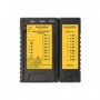 DeLOCK 86107 tester per cavo di rete Nero, Giallo (86107)