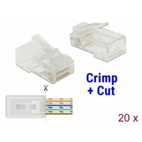 DeLOCK 86451 cavo di collegamento RJ-45 Trasparente (86451)