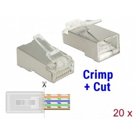 DeLOCK 86454 cavo di collegamento RJ-45 Trasparente (86454)