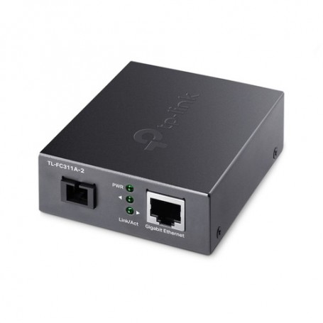 TP-LINK TL-FC311A-2 convertitore multimediale di rete 1000 Mbit/s Nero (TL-FC311A-2)