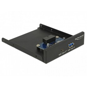 DeLOCK 63962 pannello drive bay 8,89 cm (3.5") condotto I/O Nero (63962)