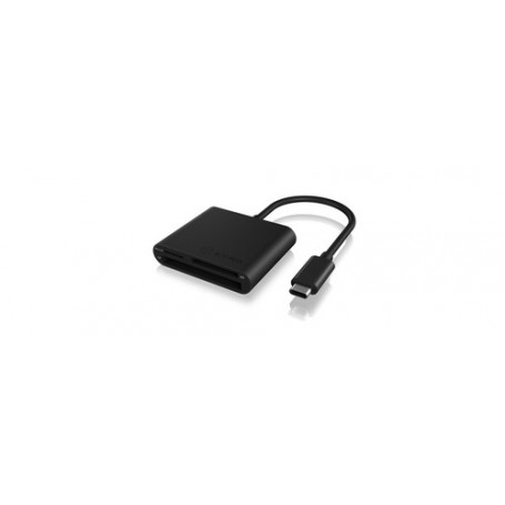 RaidSonic IB-CR301-C3 lettore di schede USB 3.2 Gen 1 (3.1 Gen 1) Type-C Nero (IB-CR301-C3)
