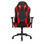 AKRacing EX-Wide Special Edition Sedia da gaming per PC Sedia imbottita tappezzata Nero, Rosso (AK-EXWIDE-SE-RD)