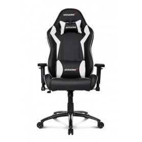 AKRacing SX Sedia da gaming per PC Seduta imbottita Nero, Bianco (AK-SX-WT)