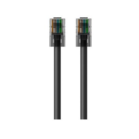Belkin RJ45-RJ45, Cat6, 2m cavo di rete Nero (A3L981BT02MBKHS)