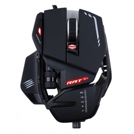 Mad Catz R.A.T. 6+ mouse Mano destra USB tipo A Ottico 12000 DPI (MR04DCINBL000-0)