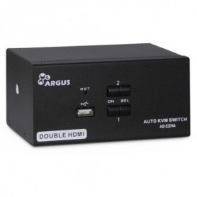 Inter-Tech AS-22HA HDMI switch per keyboard-video-mouse (kvm) Nero (88887243)
